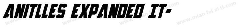 Anitlles Expanded It字体转换